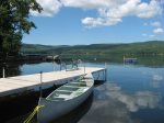 Your own private waterfront with dock, swim raft, and boats to use. 
